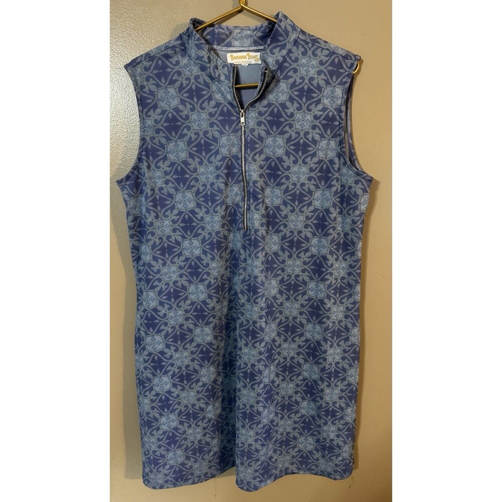 Banana Boat upf 50 sun protection geometrical print dress size XL